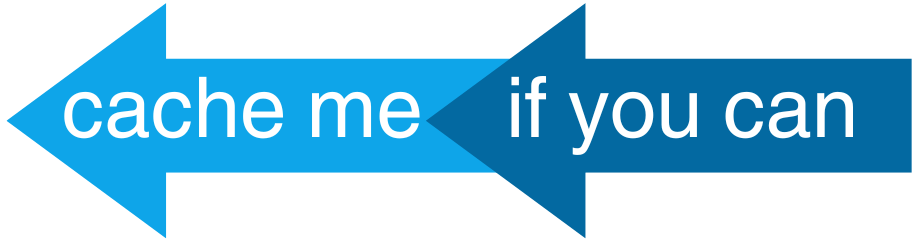 cache me if you can logo